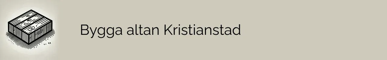 Bygga altan Kristianstad